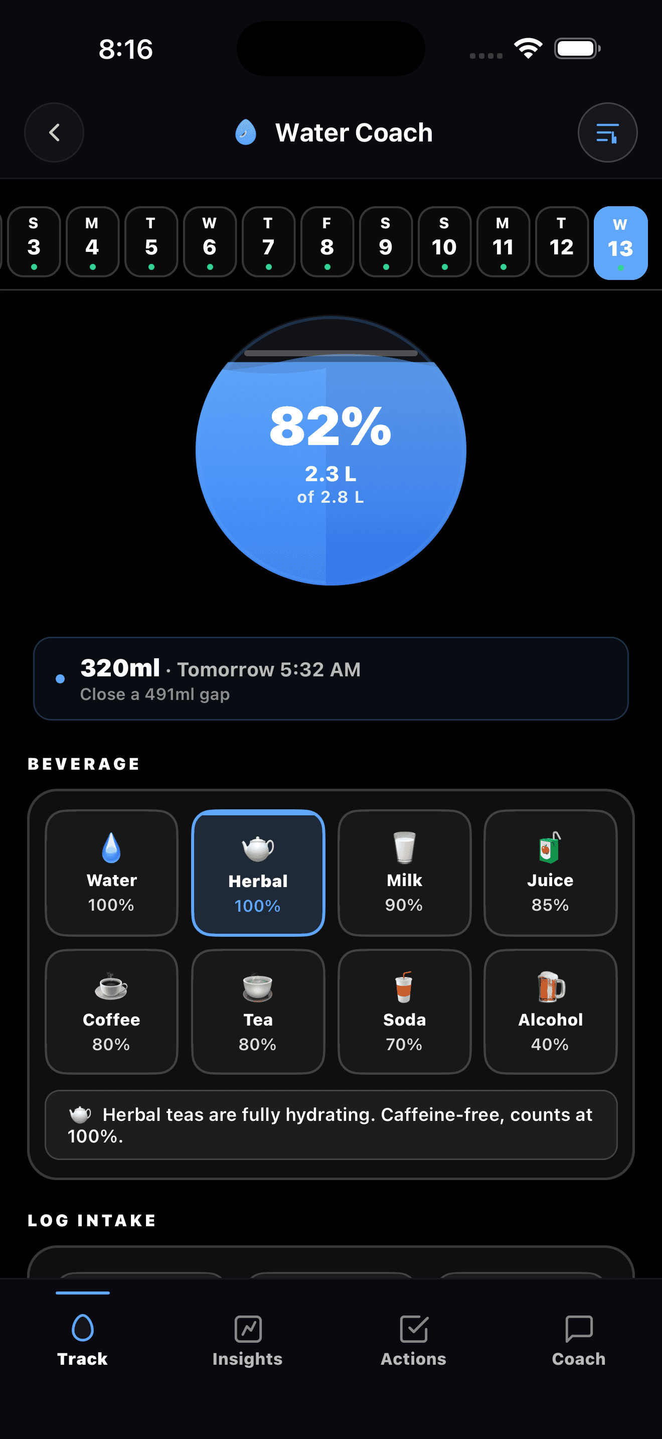 Water Coach